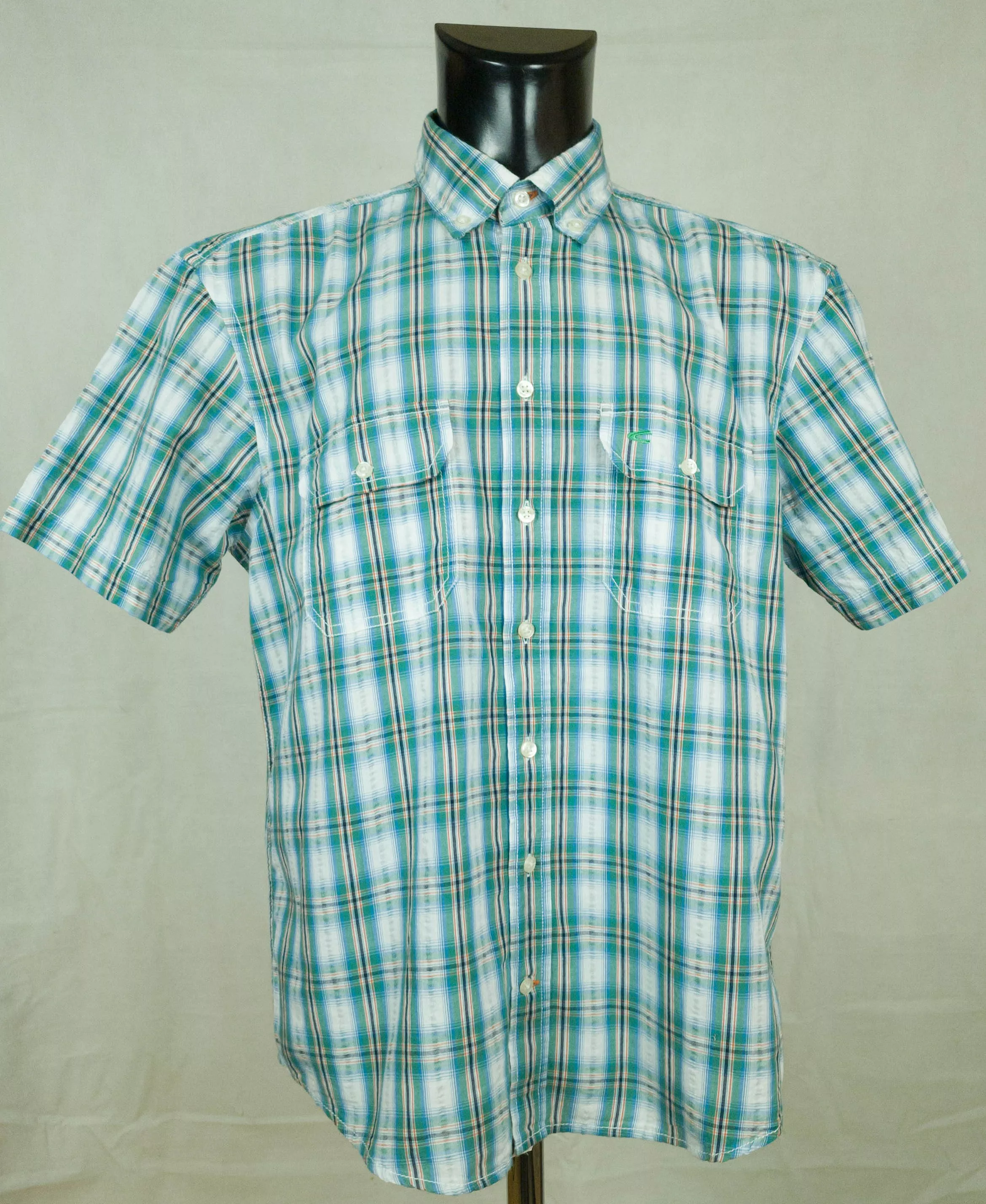 camel active Shirts Button Ups CAMEL ACTIVE SHIRT SHORT SLEEVE COTTON SIZE L Multi