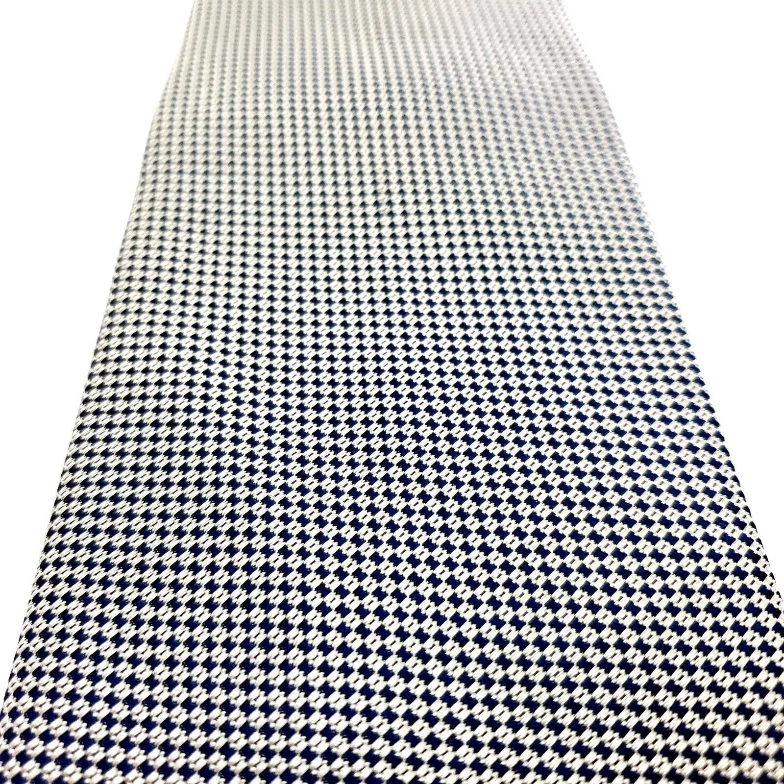 Sarar Ties Pocketsquares Sarar Gray Microfiber Tie Woven Micro Check