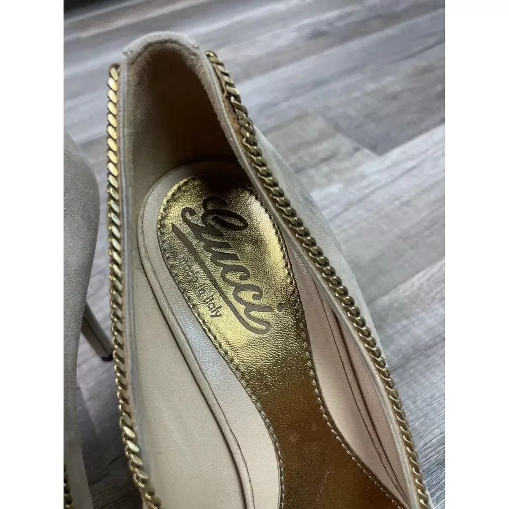 Gucci heels Size: 36 Beige