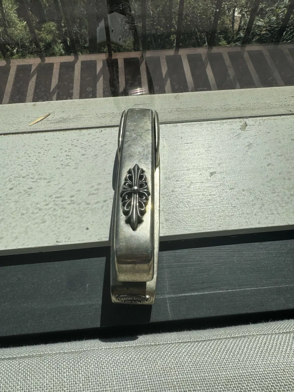 Chrome Hearts Miscellaneous Chrome Hearts Silver Floral Stapler