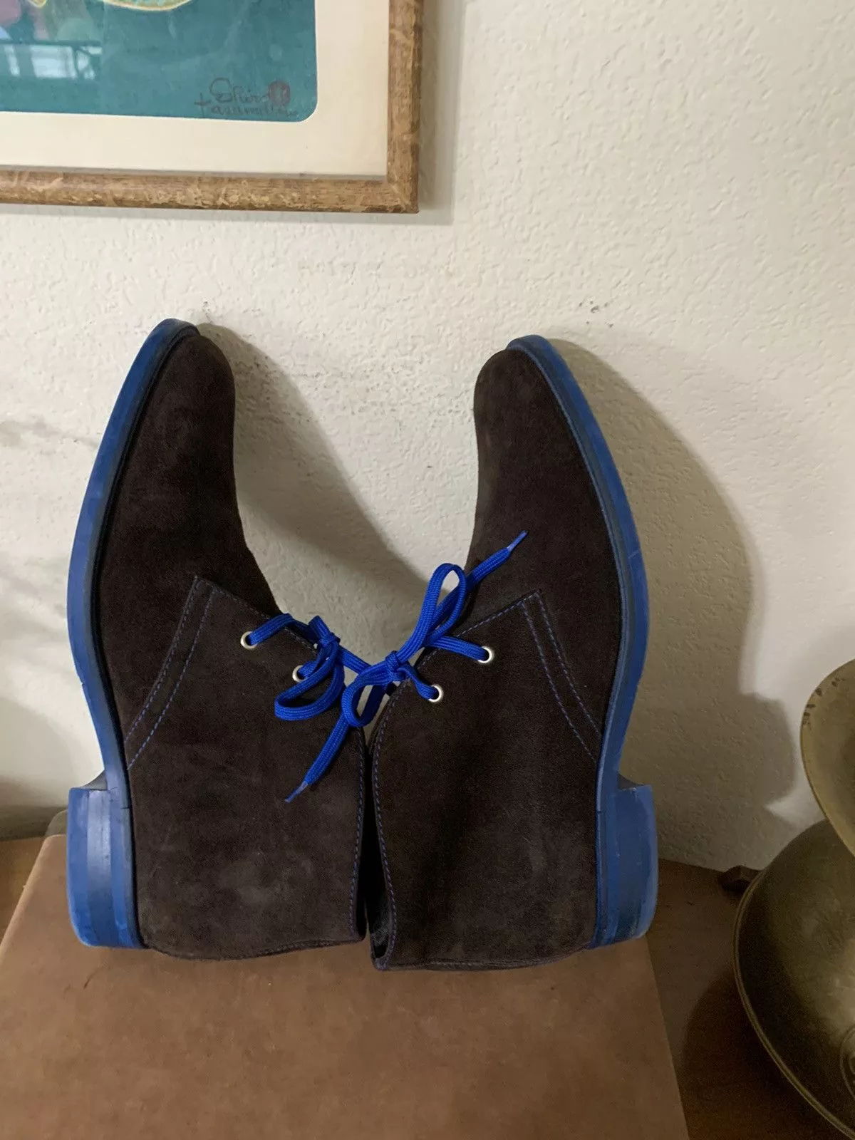 Donald Pliner Boots Donald Pliner ELIO Suede Chukka boots Brown Luxury