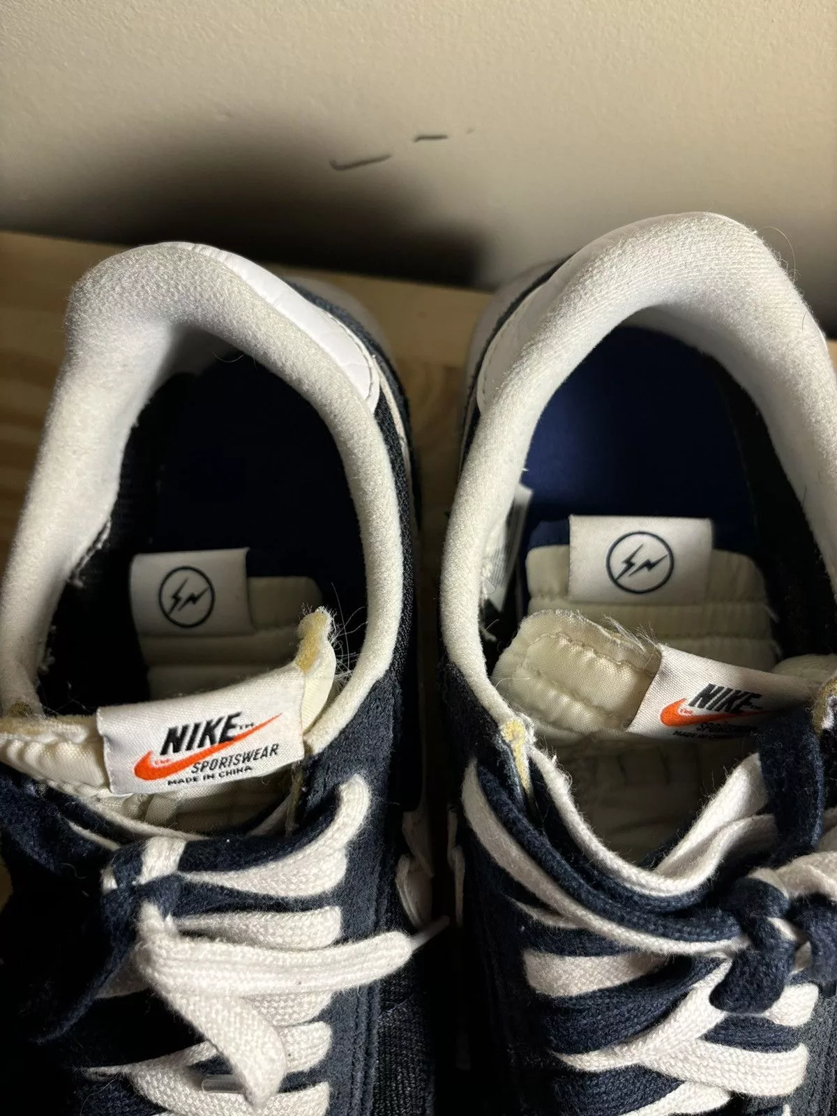 Nike Low Top Sneakers Nike LDV waffle fragment design blue void