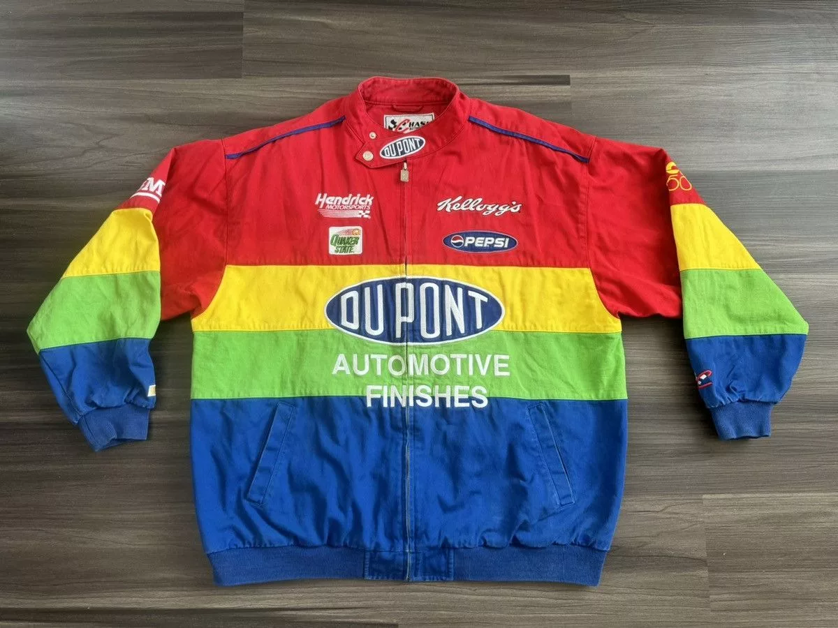 Chase Authentics Bombers Chase Authentics × NASCAR × Vintage Vintage Chase Authentics NASCAR Gordon Rainbow Jacket 2XL Red