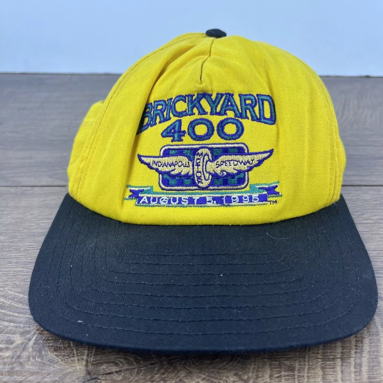 Other Hats Other Brickyard 400 Hat 1995 Hat Yellow Cap Adjustable Yellow Adul