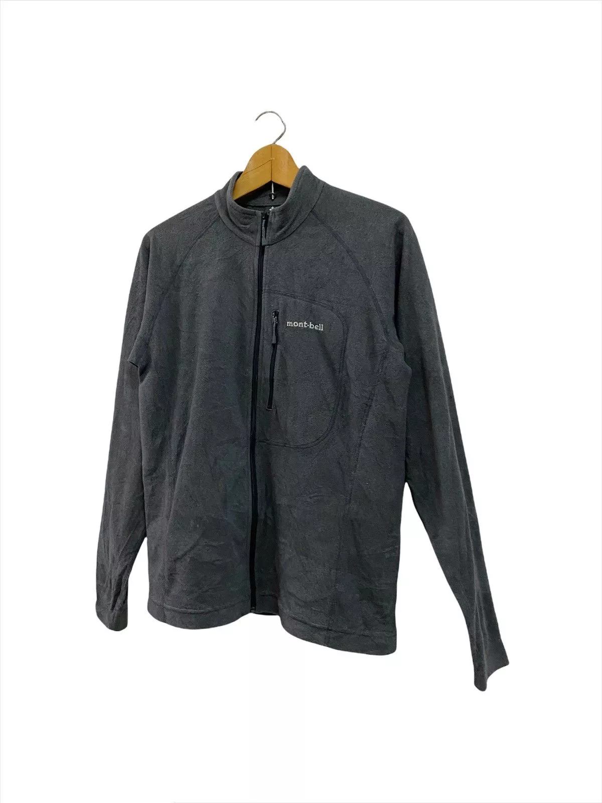 Montbell Light Jackets Vintage 90s Montbell Fleece Jacket Gray