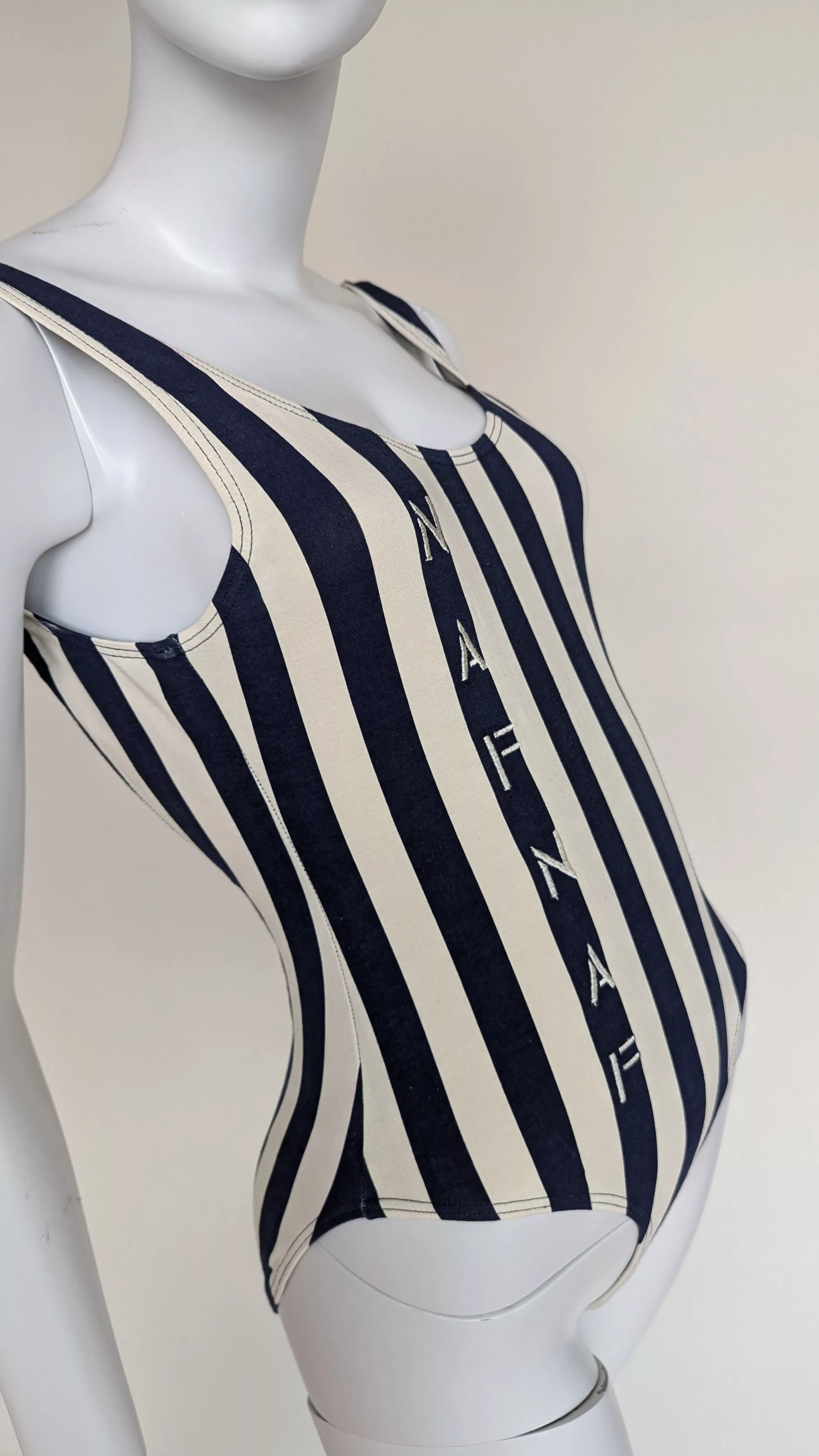 Designer Bodysuits Designer cotton bodysuit, stripes Multi