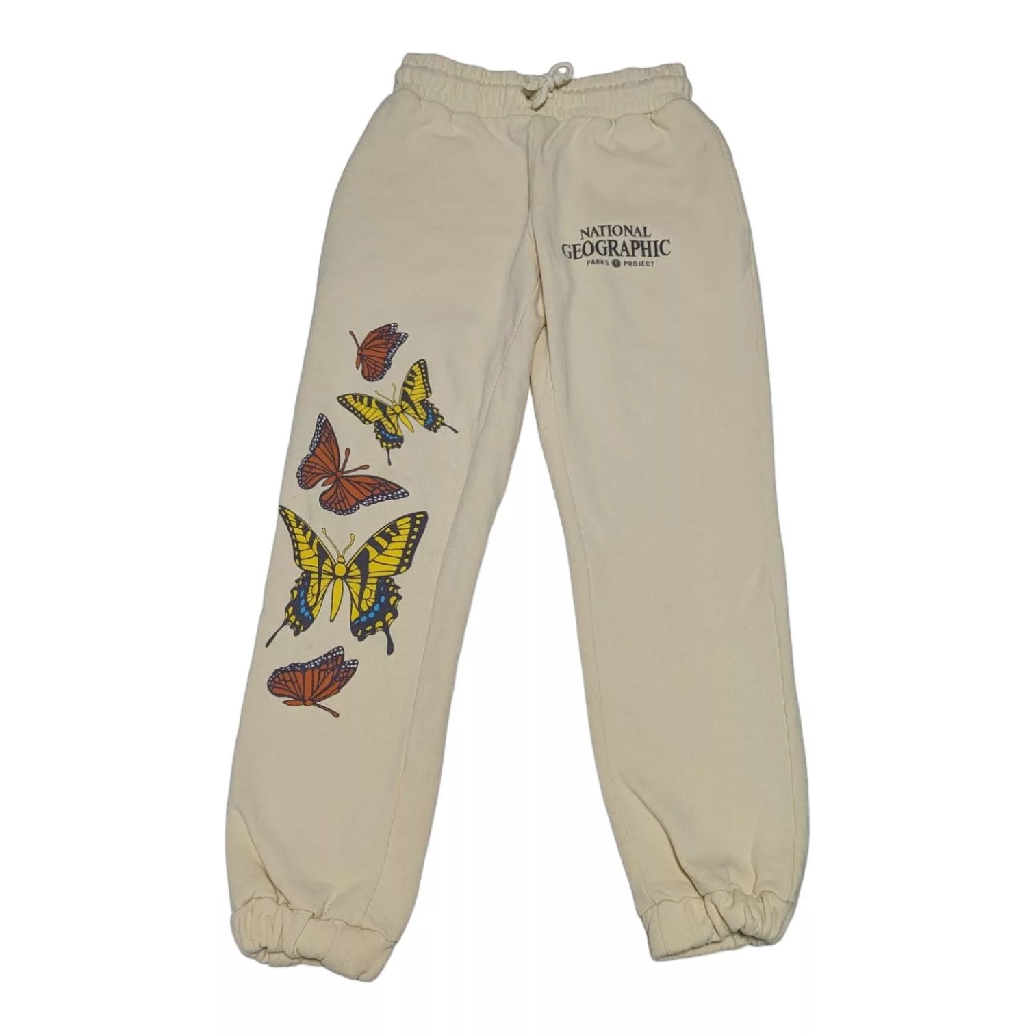 Parks Project Sweatpants Joggers Parks Project National Geographic Butterfly Organic Joggers White