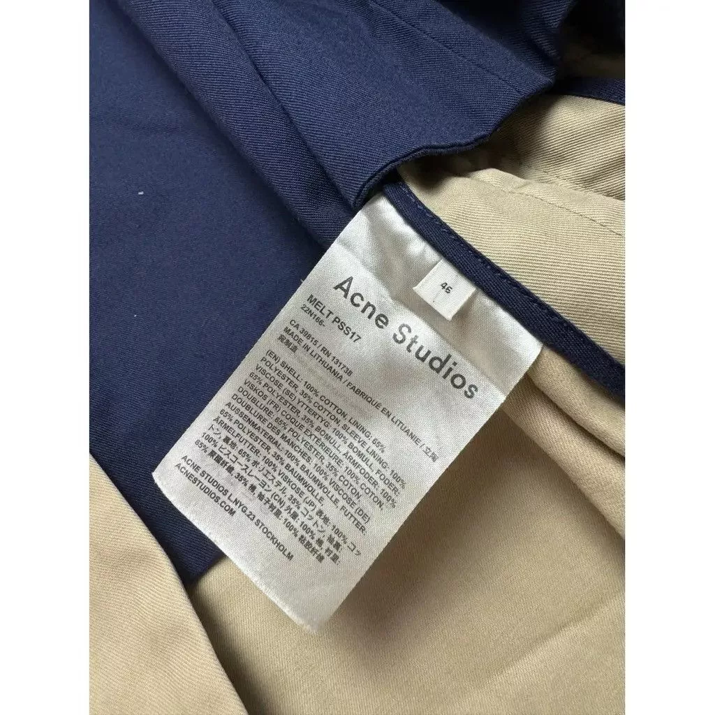 Acne Studios Coats Acne Studios Melt Coat Beige Size 46 fit XL