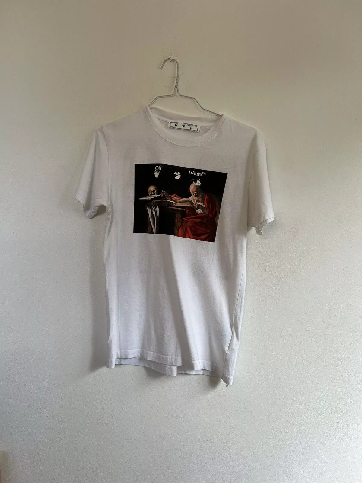 Off-White Short Sleeve T Shirts Off-White × Virgil Abloh Off white Caravaggio TEE