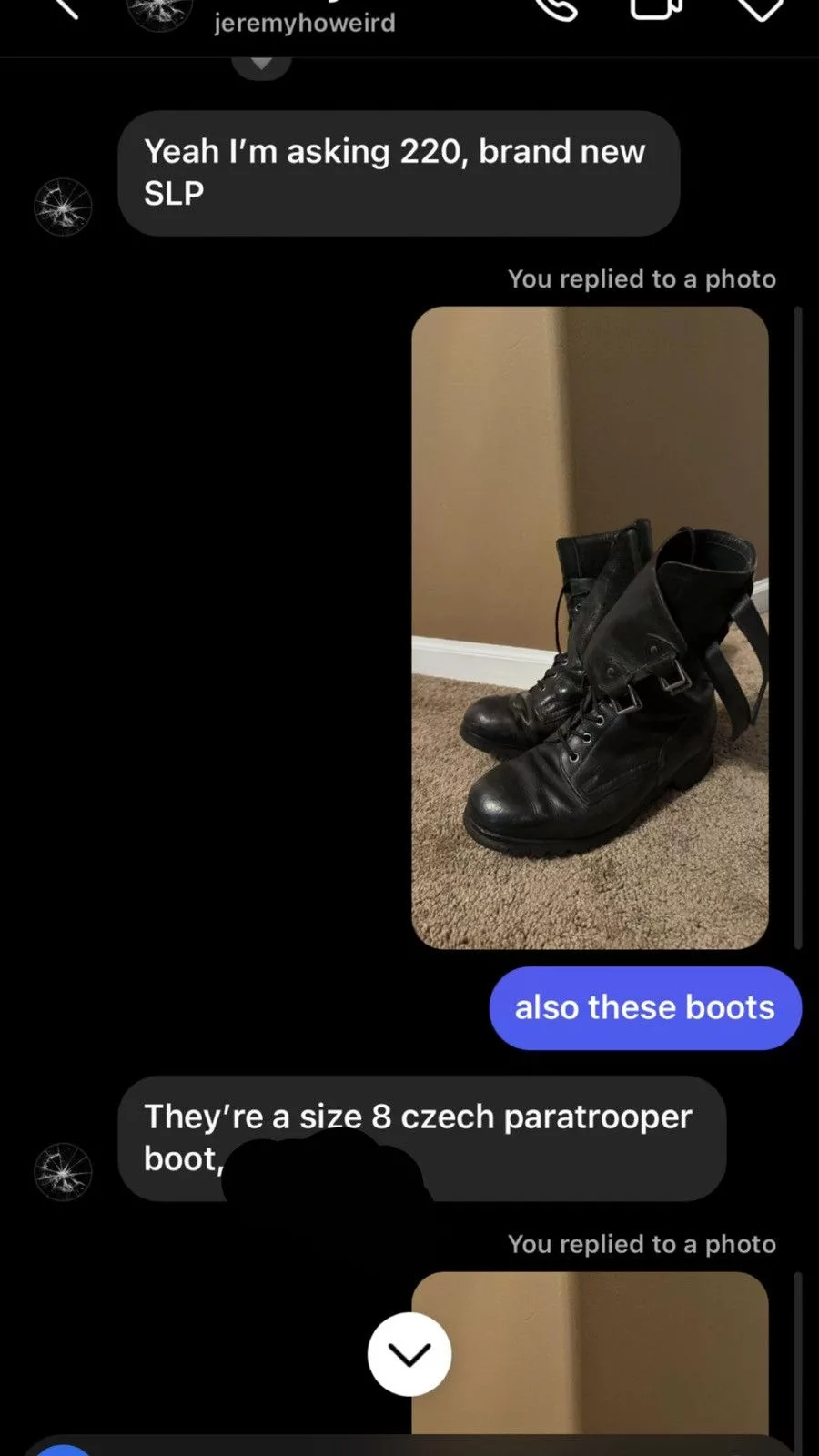 Vintage Boots Vintage Czech Paramilitary Boots Black