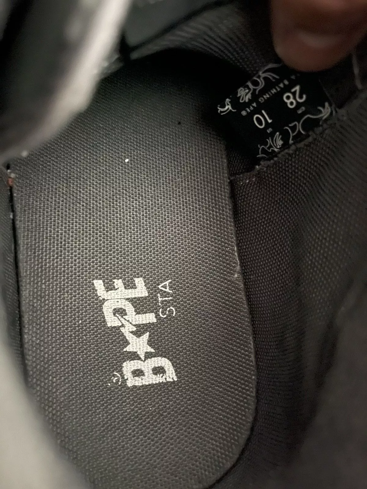 Bape Hi Top Sneakers Bapesta Mid (FW19) Black