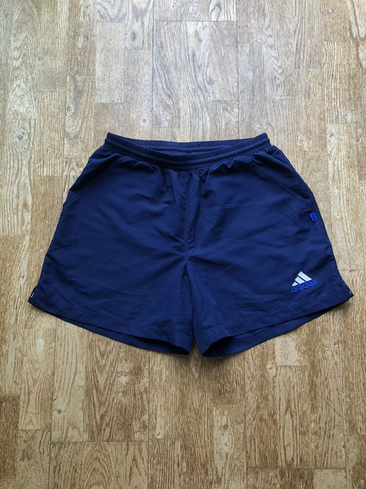 Adidas Shorts Adidas × Vintage ADIDAS VINTAGE QUALITY SPORT LIGHT RUNNING SHORTS Blue Sportswear