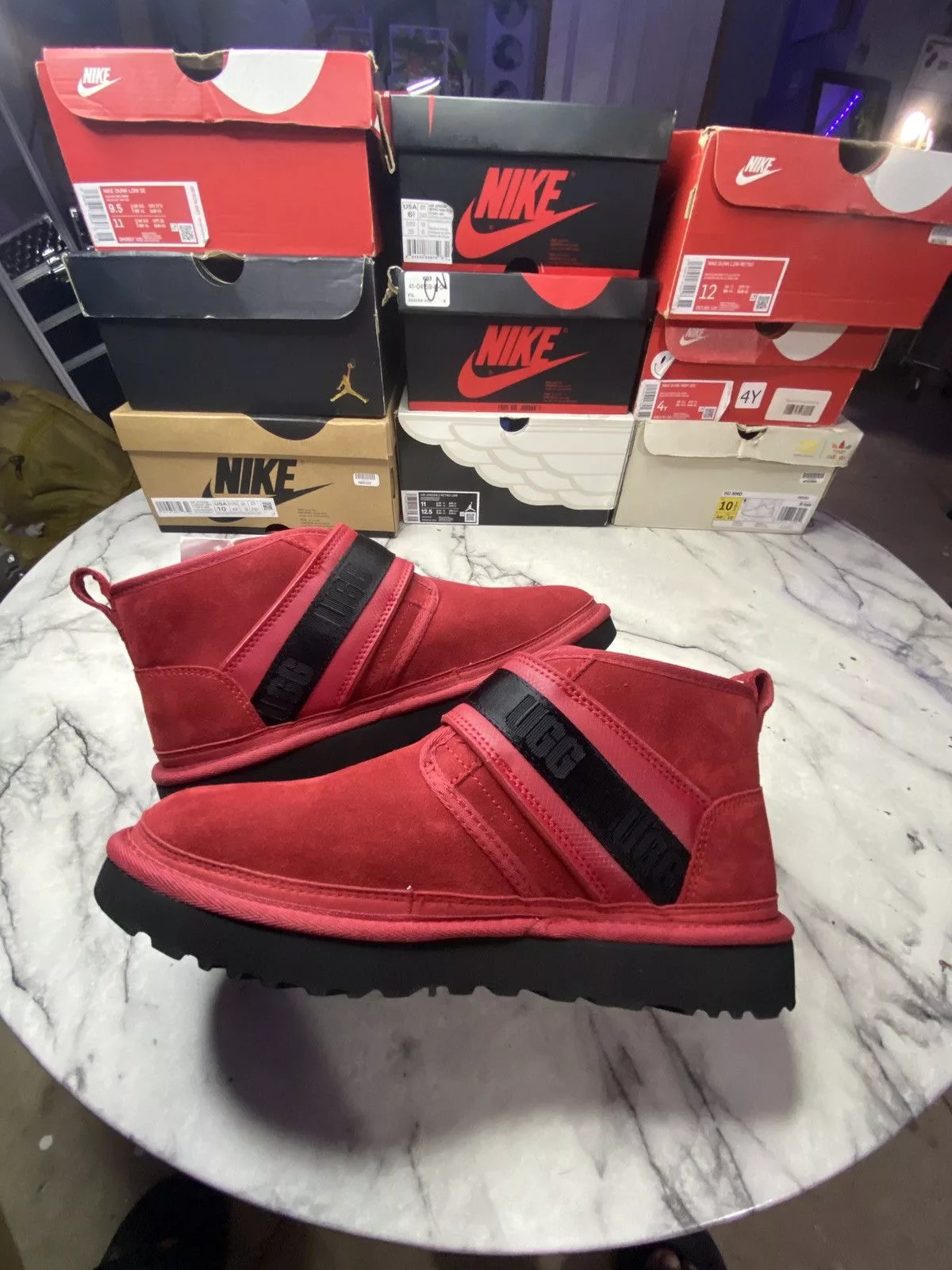 Ugg Boots UGG strap boot red new