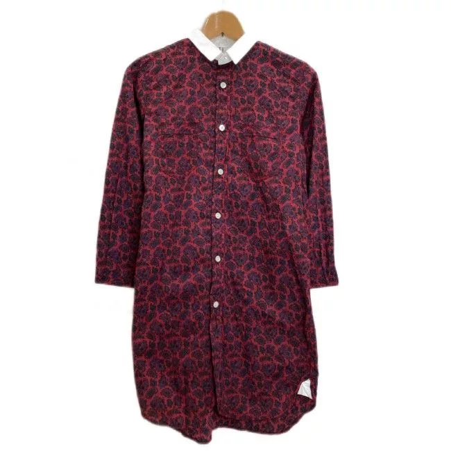 Junya Watanabe Shirts Button Ups Junya Watanabe Shirt Long Length Paisley Pattern Red