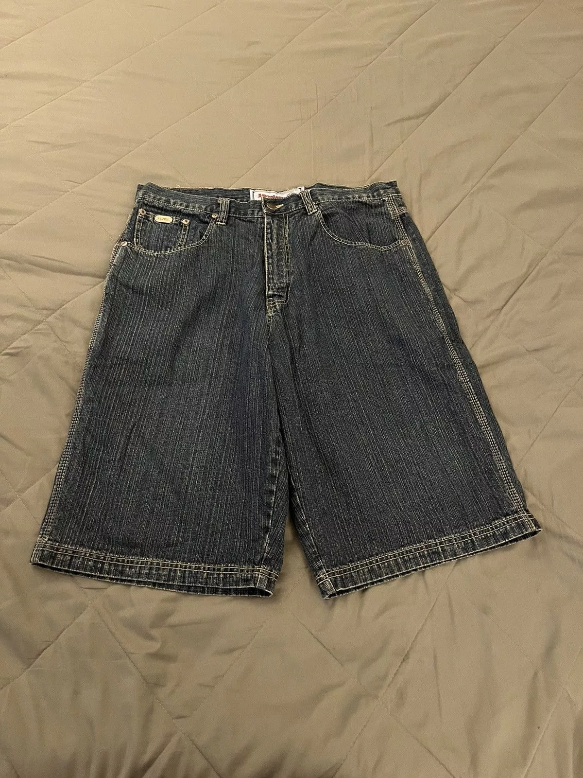 Vintage Shorts Vintage Y2K Jordin denim hip hop skate style shorts Blue Streetwear