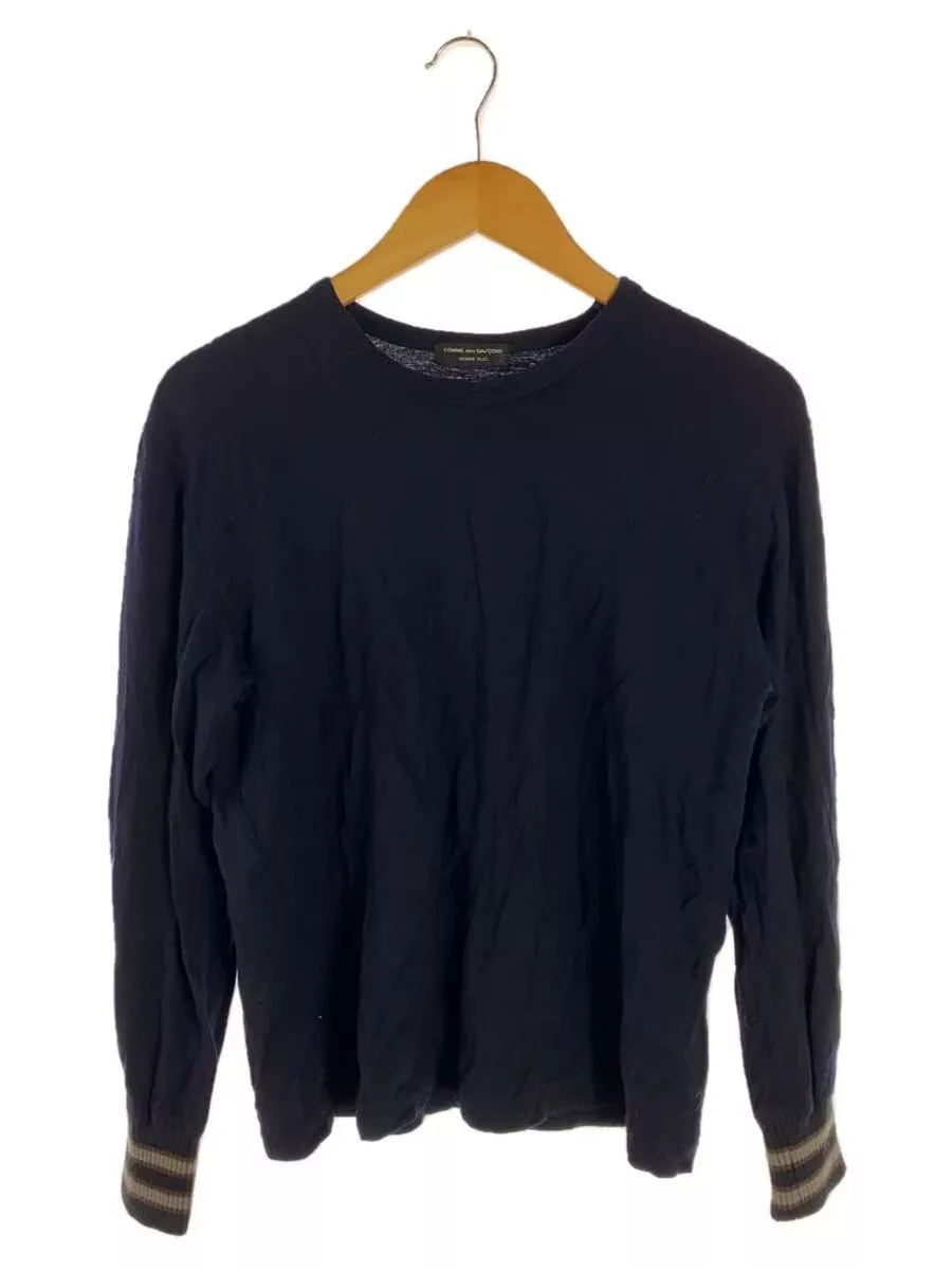 Comme des Garcons Sweaters Knitwear Comme des Garcons × Comme des Garcons Homme Plus AD2004 Wool Knit Sweater Blue