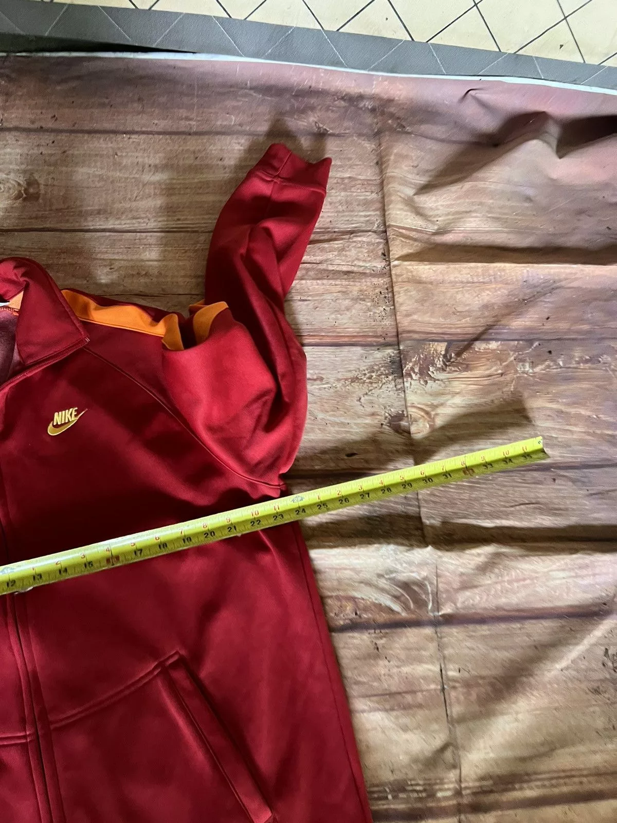 Nike Light Jackets Nike × Vintage Vintage Nike Track Jacket Red
