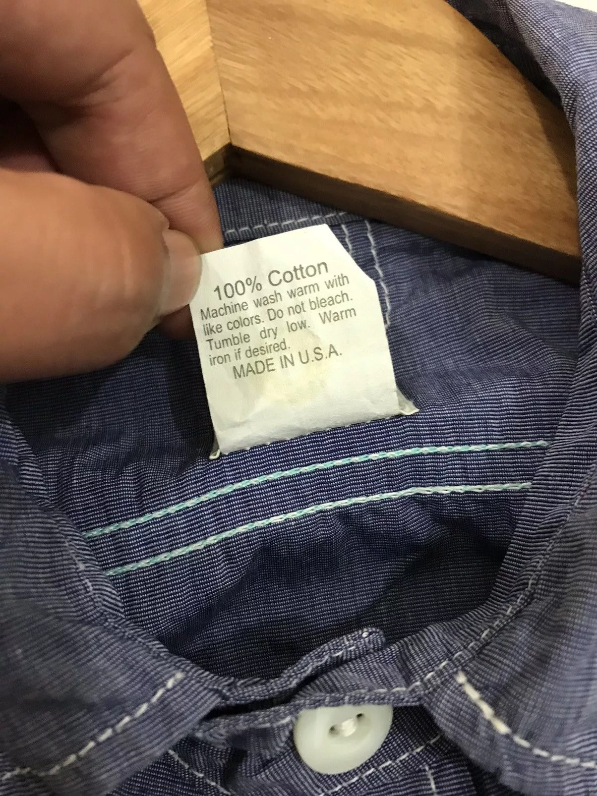 Post Overalls Shirts Button Ups Post Overalls Post Overall Shirt Blue