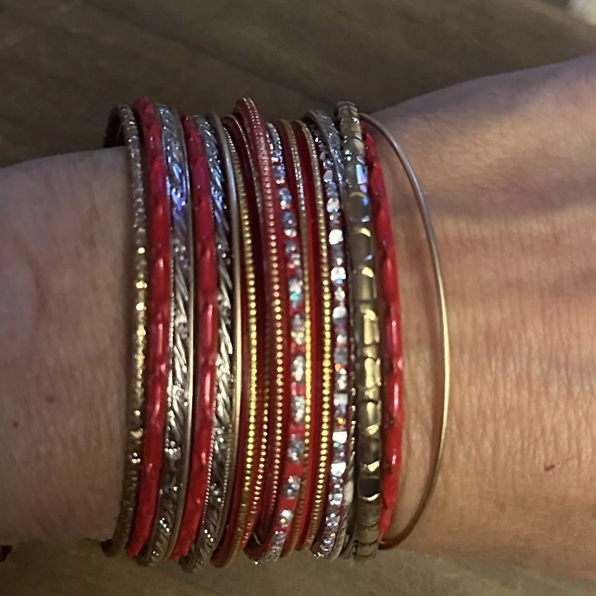 Other Bracelets Other Bangle bracelet bundle Red