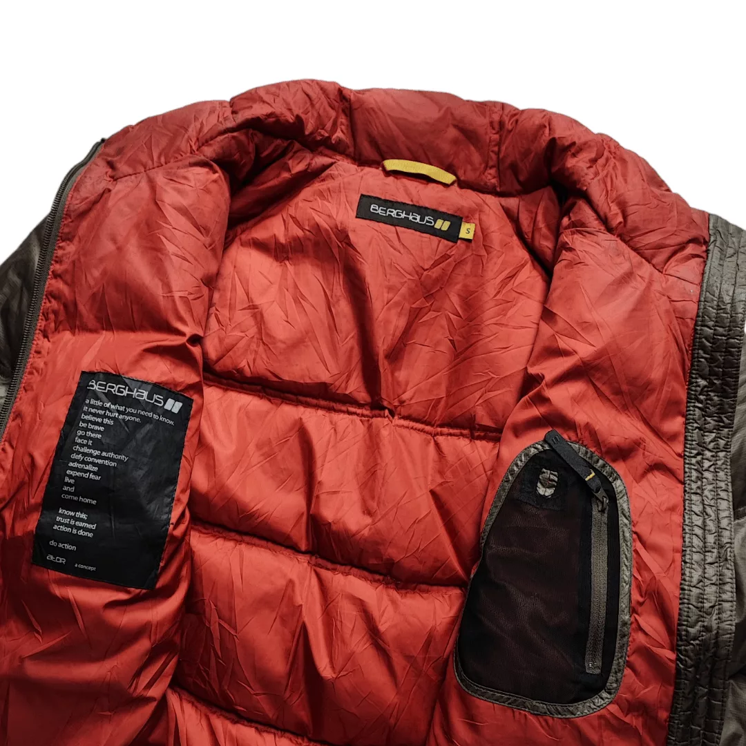 Berghaus Light Jackets Berghaus Goose Down Jacket Brown Gorpcore