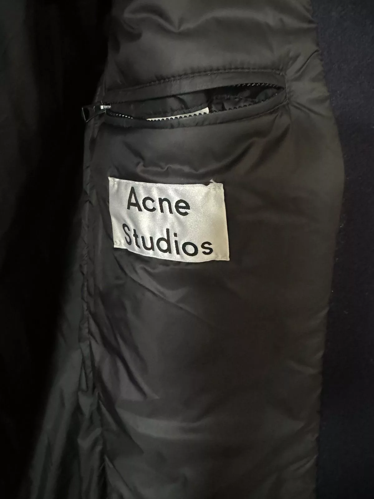 Acne Studios Heavy Coats Acne Studios Milton Parka in Navy Blue