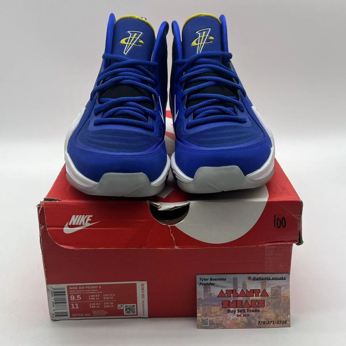 Nike Hi Top Sneakers Nike Air Penny 5 blue chips