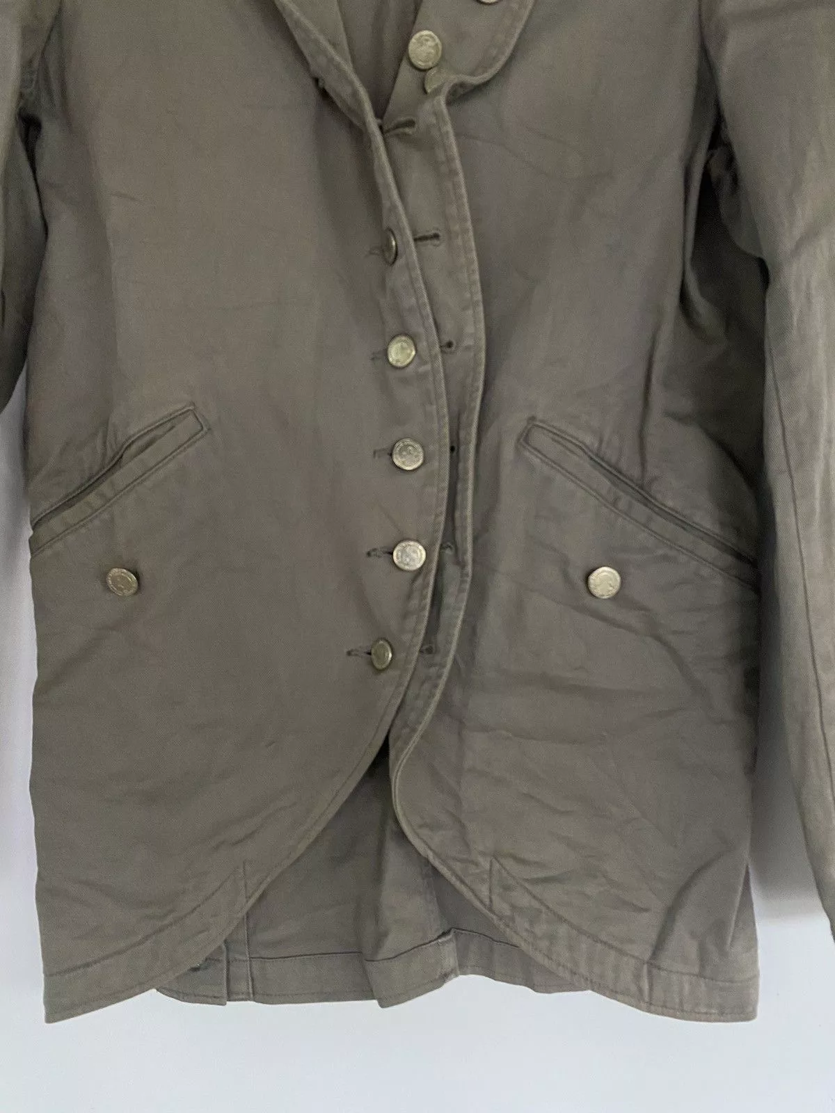 CABANE de ZUCCa Jackets CABANE de ZUCCa Cabana De Zucca Ladies Button up Jacket Gray