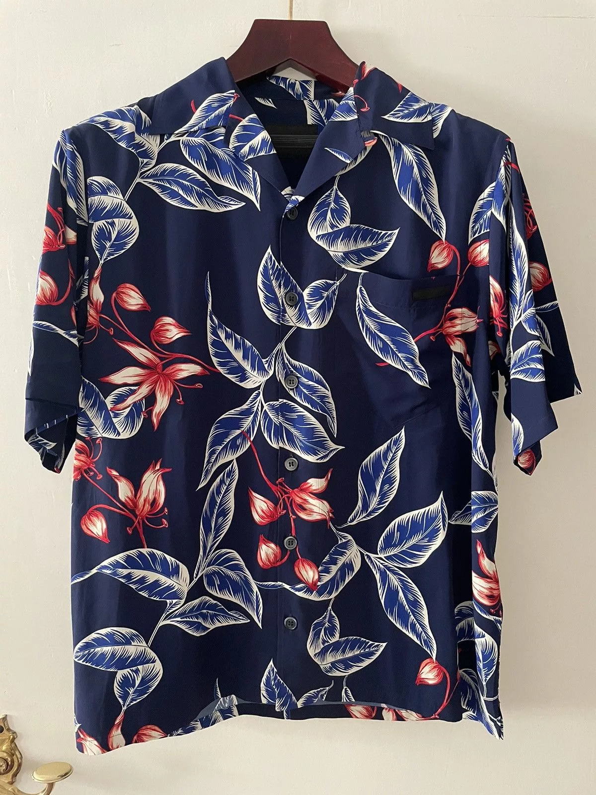 Prada Short Sleeve T Shirts Prada Short Sleeve Blue