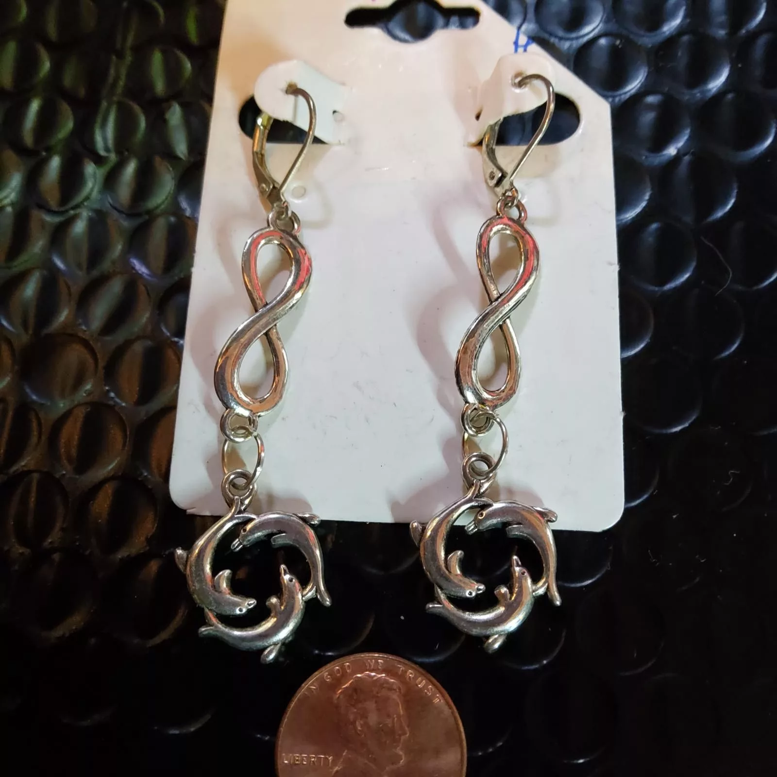 Designer Earrings Designer V Ring Of Infinity Earrings Silver