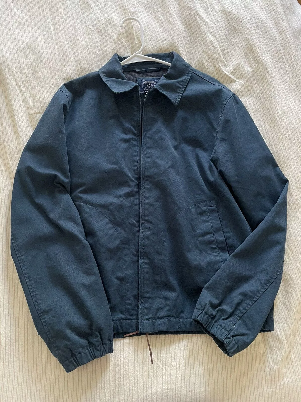 J.Crew Light Jackets J.Crew Zip Up Work Jacket Blue