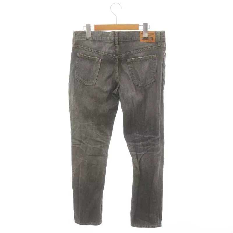Junya Watanabe Denim Patchwork Damage Process Pants Gray