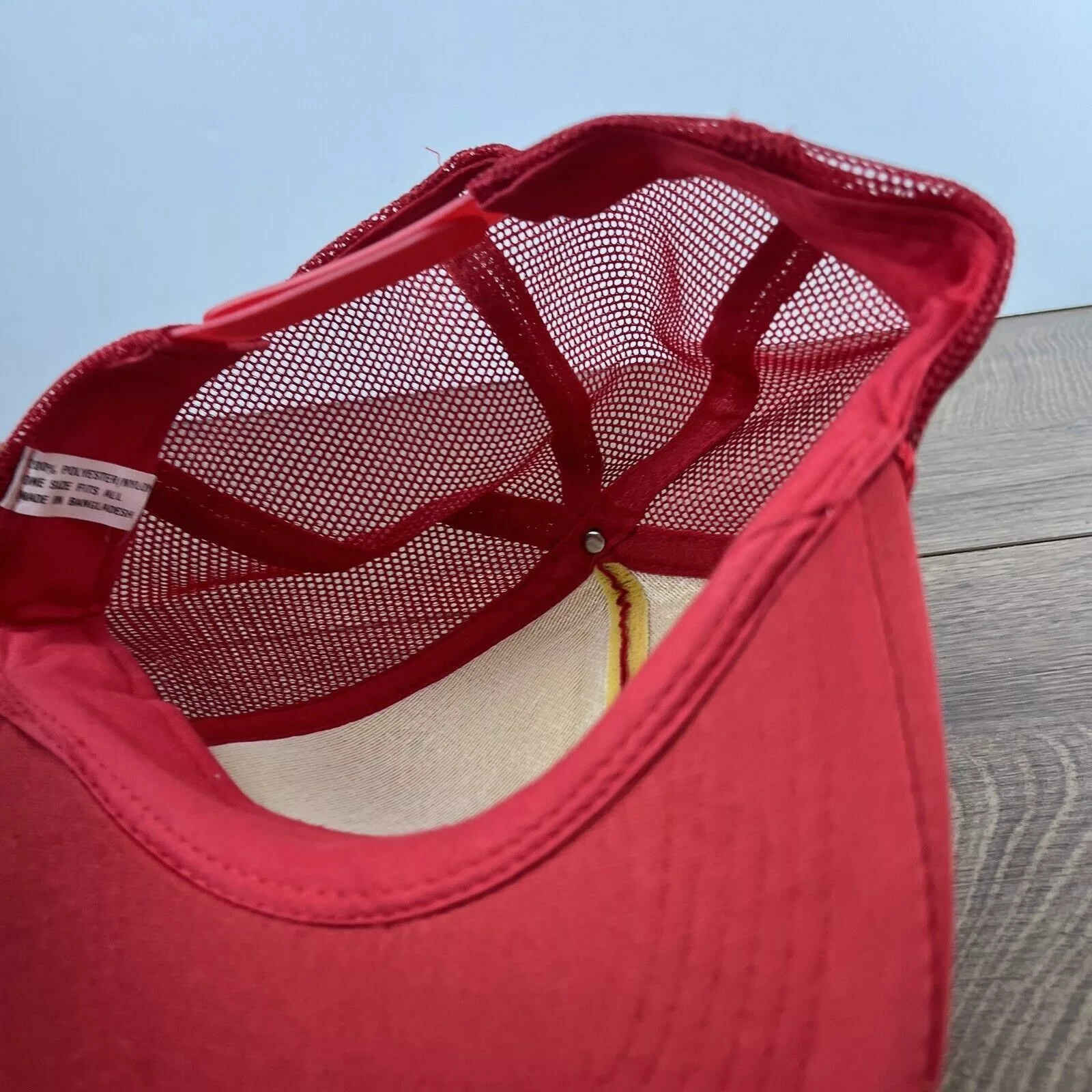 Other Hats Other Protect the Force Hat Safety Hat Snapback Red Adjustable Hat