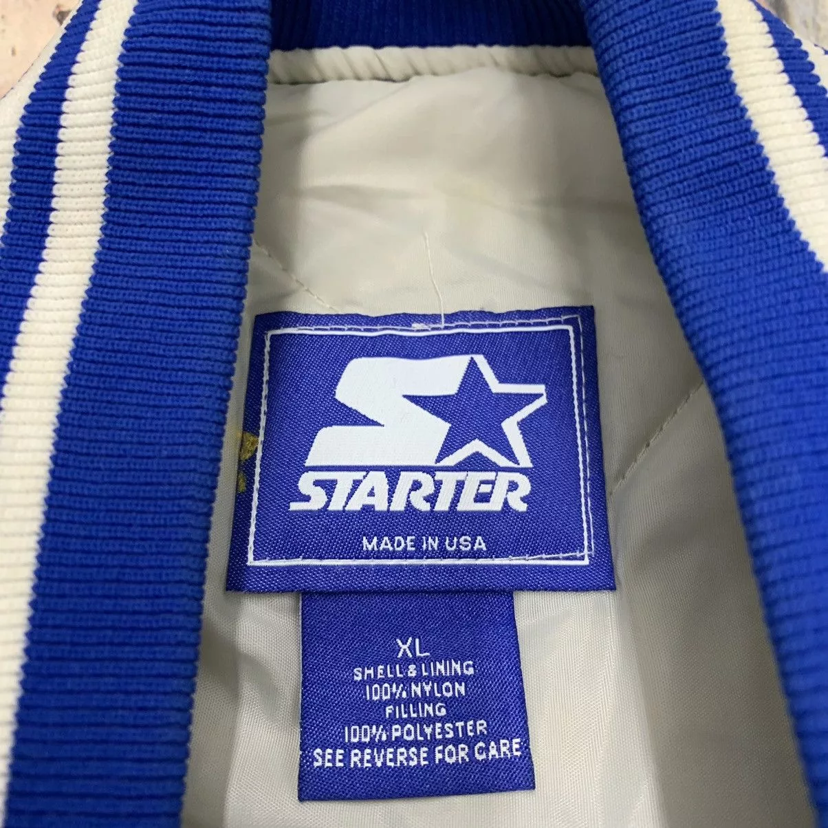 Starter Bombers Starter × Vintage Vintage Starter jacket Blue