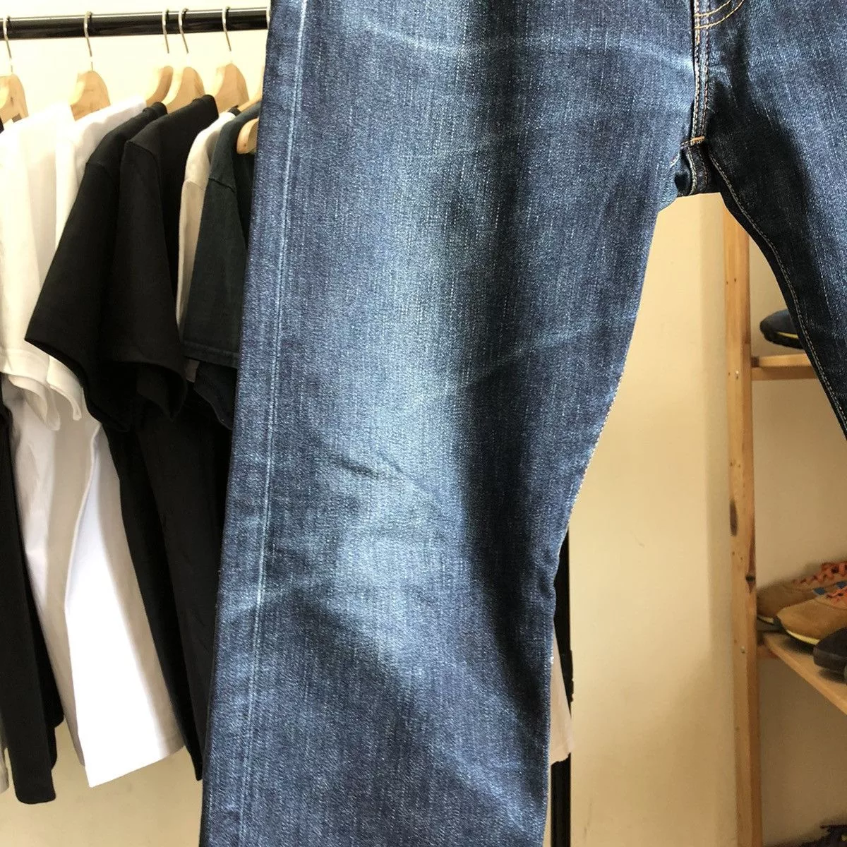 Bape Denim Bape 1st Camo Patch Denim Blue