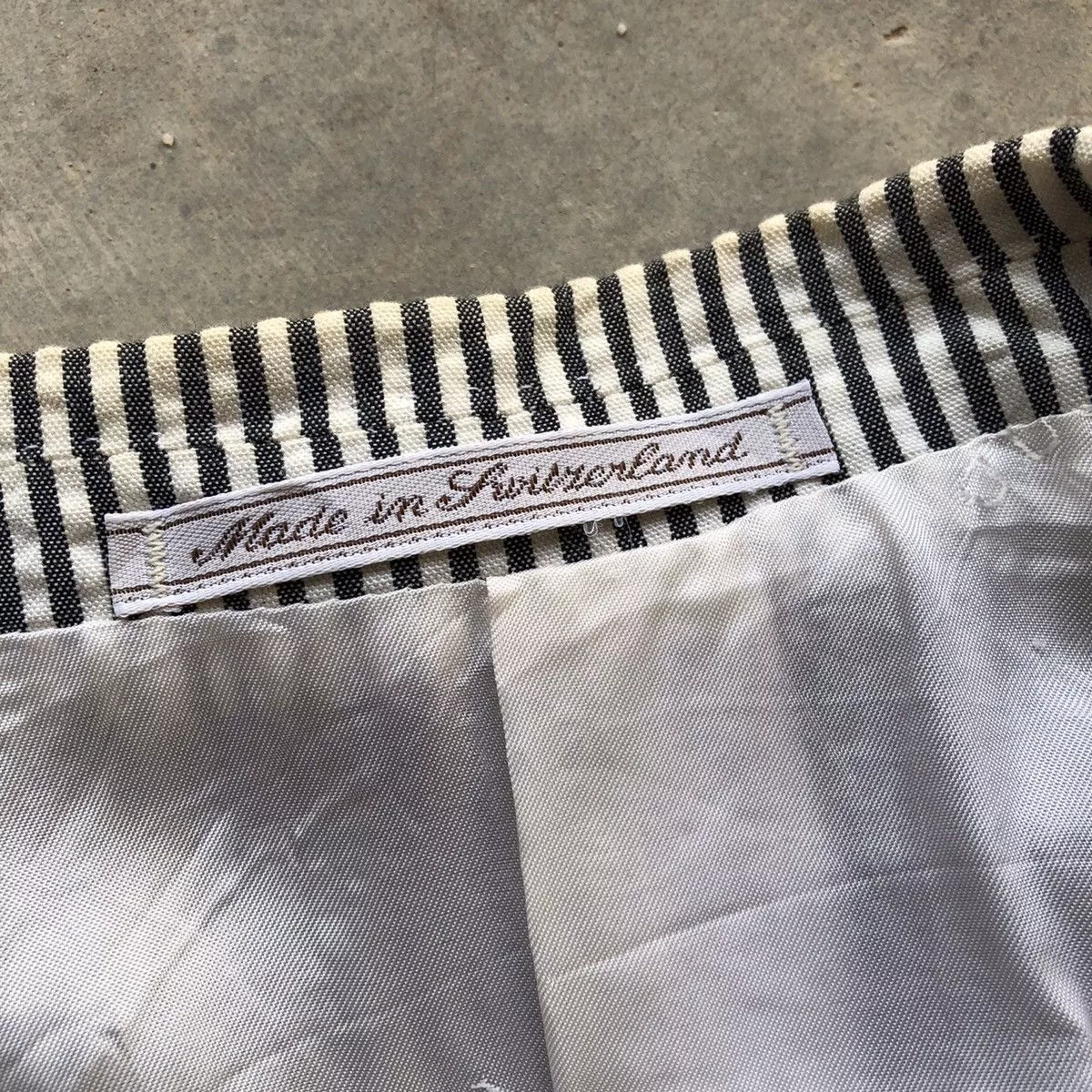 Gucci Blazers GUCCI Black White Stripe Blazer Coat