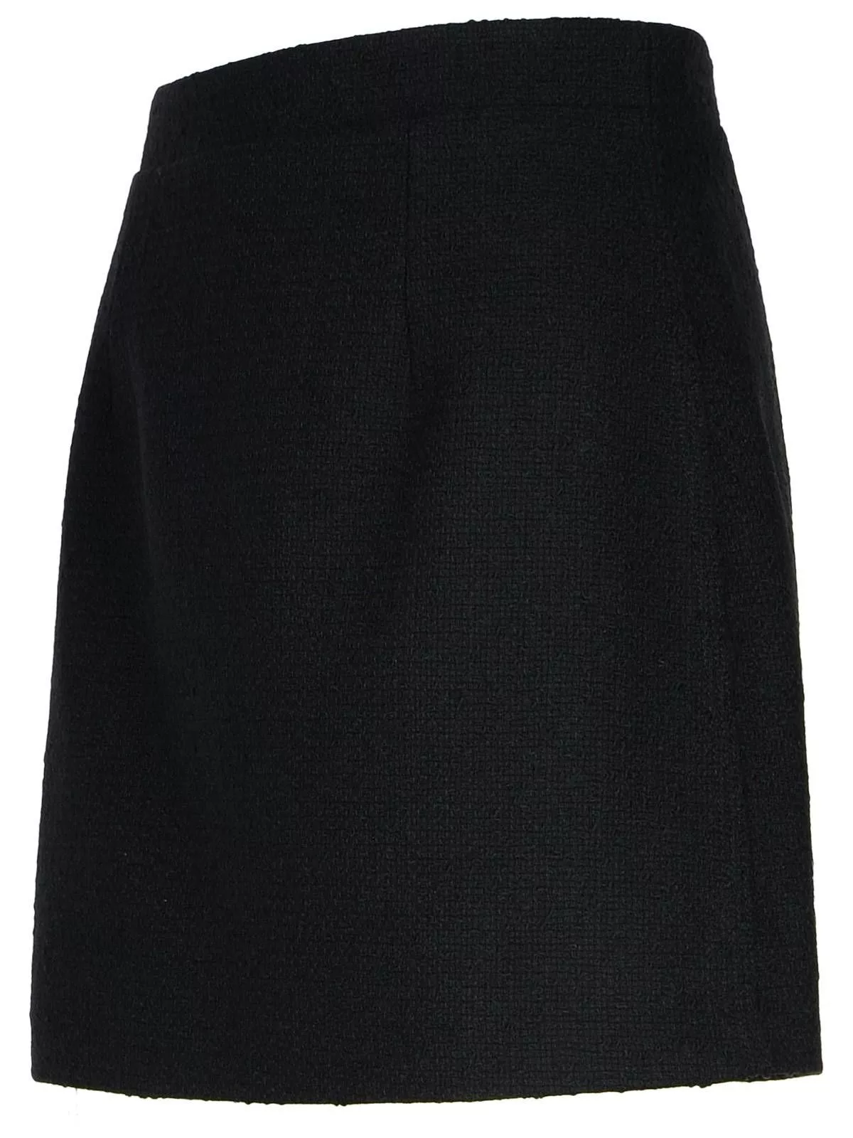 Patou Midi Skirts PATOU Black Virgin Wool Blend Miniskirt Multi