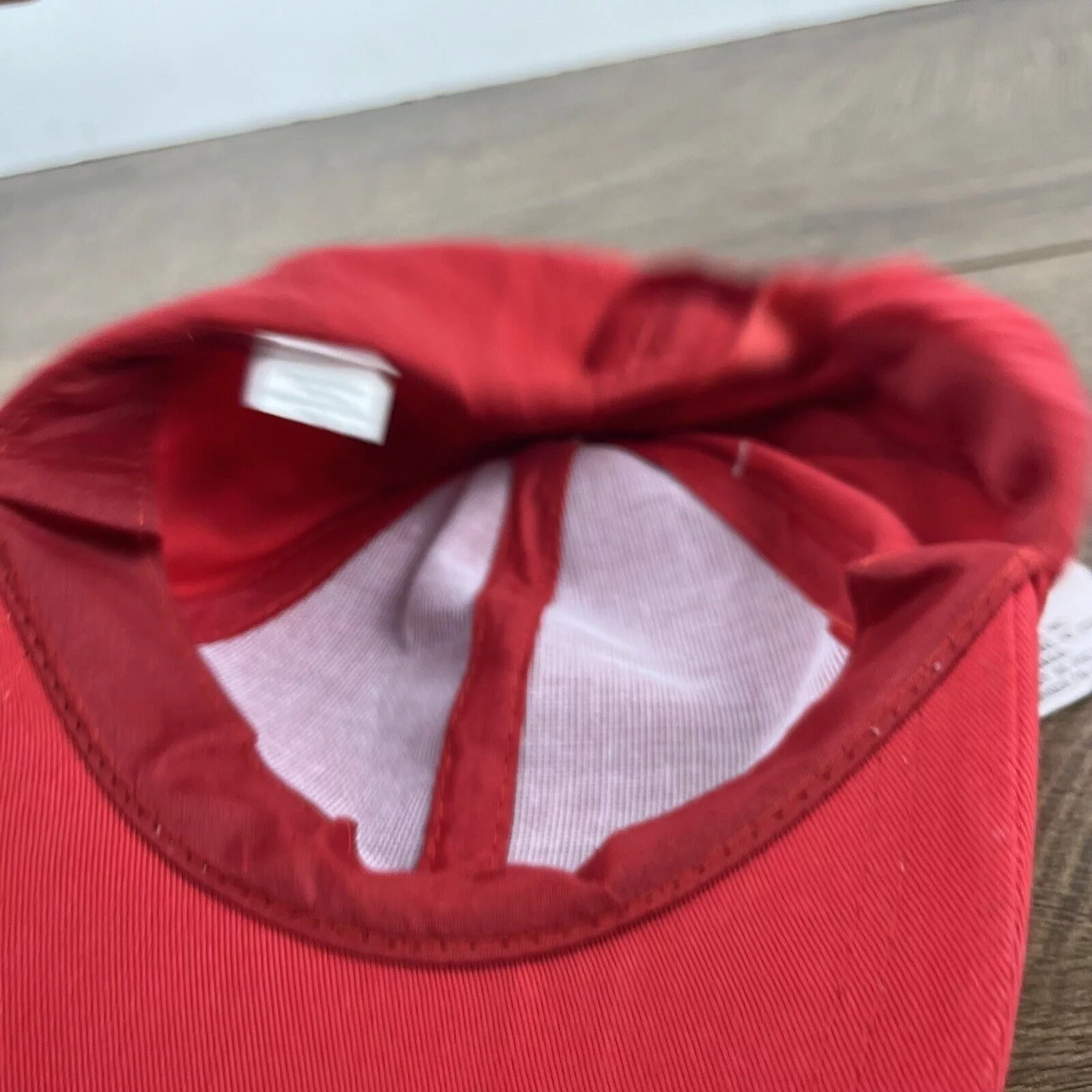 Other Hats Other Plain Red Hat Baseball Hat Red Adjustable Hat Red Adult Size