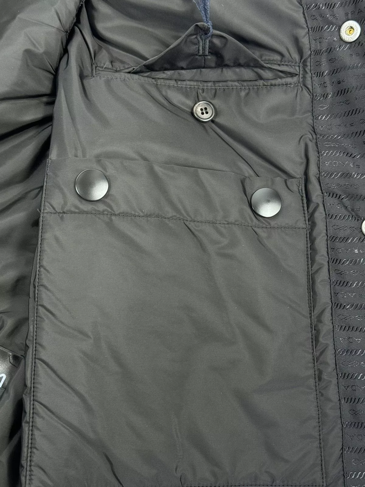 Prada Vests Prada LOGO PRINT VEST Black