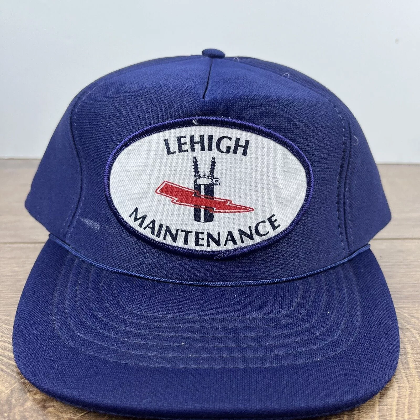 Other Hats Other Lehigh Maintenance Hat Lehigh Blue Hat Adjustable Adult Size