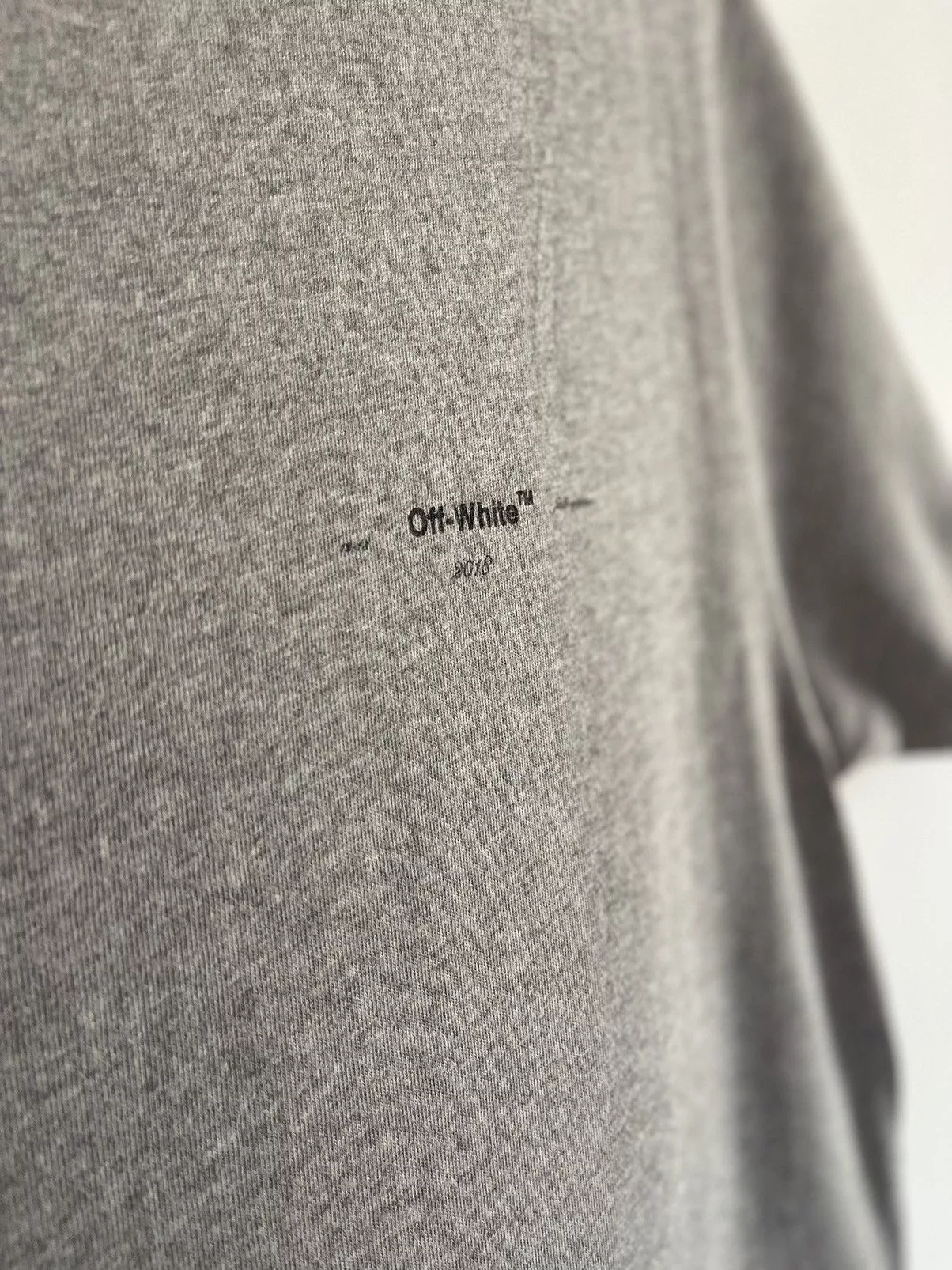 Off-White Short Sleeve T Shirts Off-White Off white marker Arrows TEE Gray