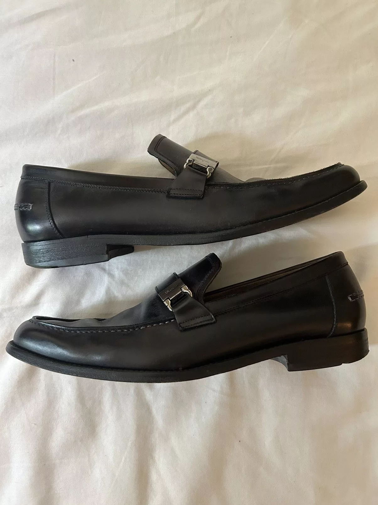 Salvatore Ferragamo Slip Ons Salvatore Ferragamo × Vintage Farragamo Loafers Black