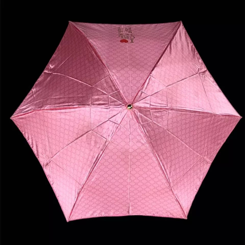 Celine Miscellaneous Celine × Designer Celine Single Person Umbrella Pink
