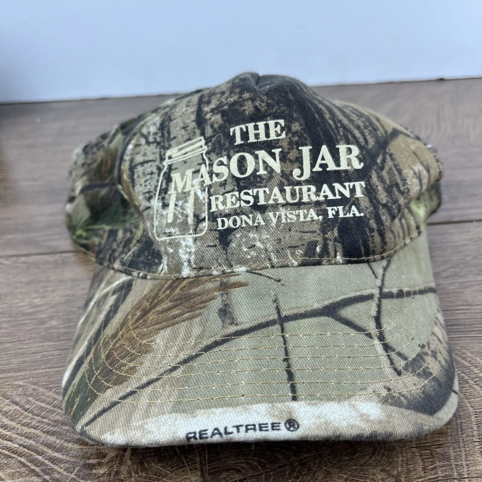 Other Hats Other The Mason Jar Restaurant Hat Camo Green Hat Adjustable Green