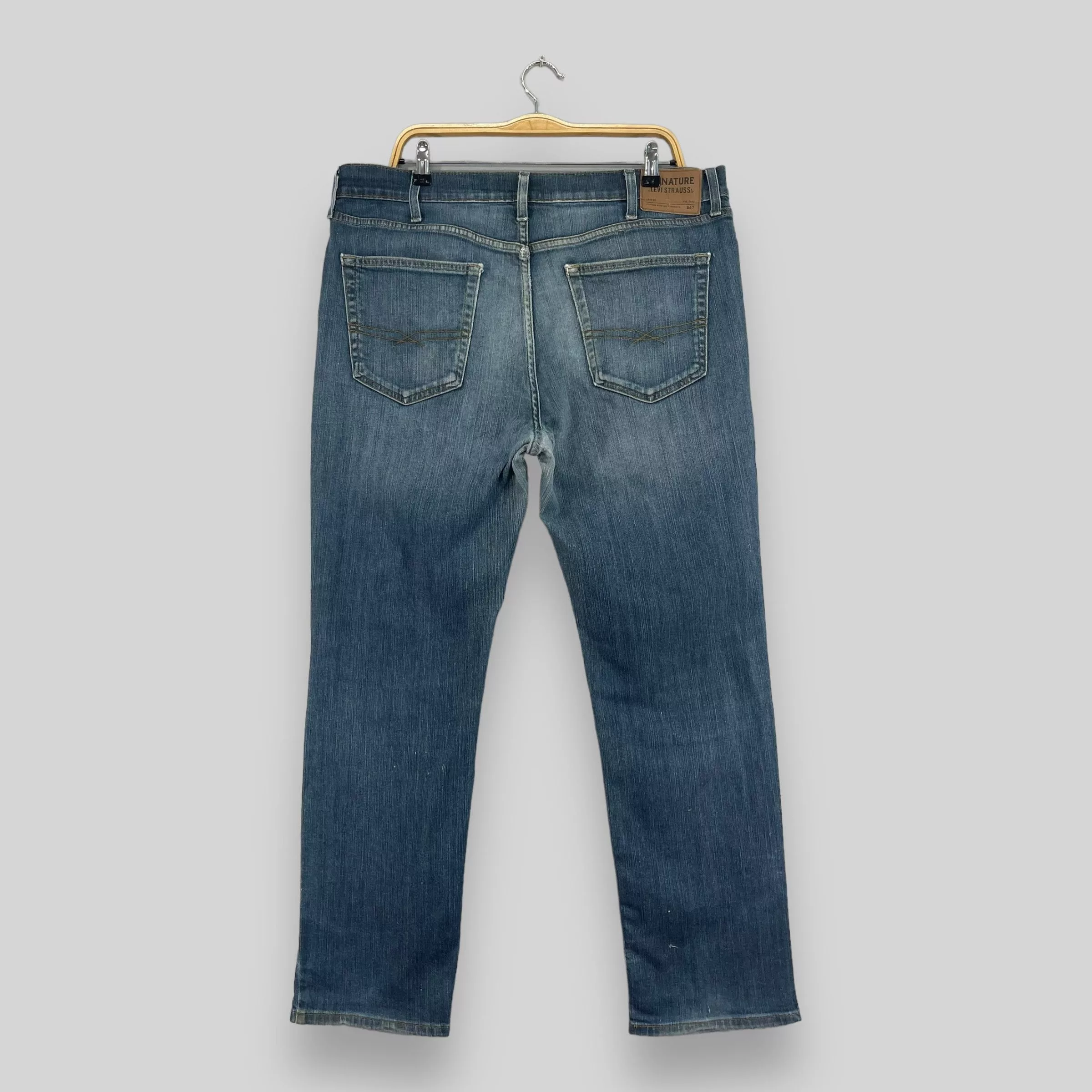 Levi's Denim Levi's Size 39 Vintage Levis Signature Distressed Reconstruct Jeans Blue Streetwear