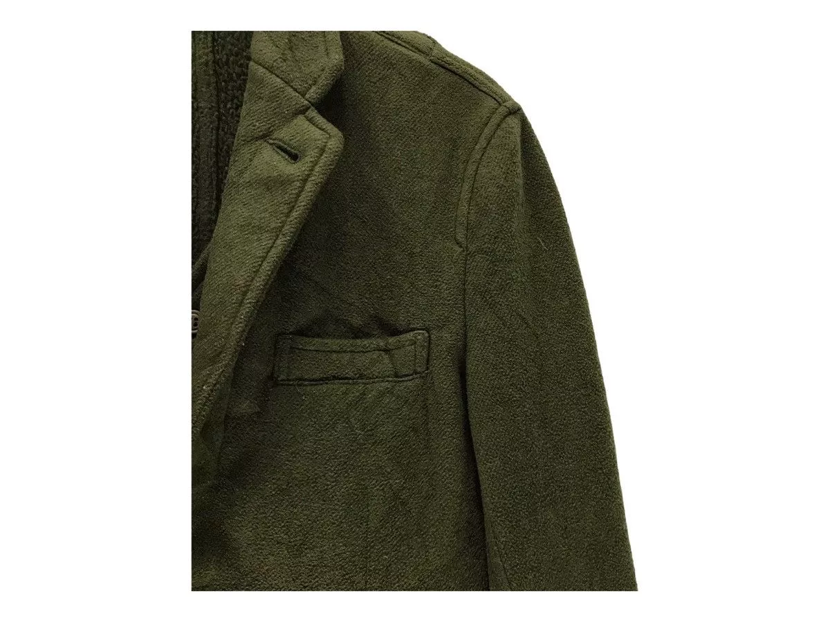 Comme des Garcons Light Jackets Comme des Garcons × Comme des Garcons Homme × Comme des Garcons Homme Plus Vintage Comme Des Garçons Homme Plus Wool Jacket CDG Green