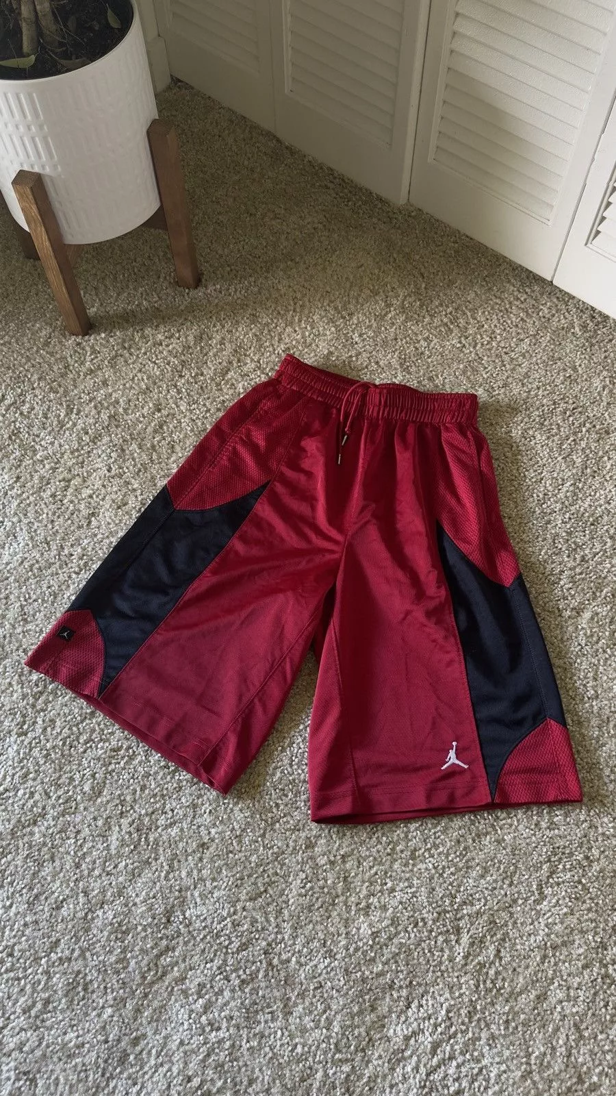 Jordan Brand Shorts Jordan Brand × Vintage Jordan Brand Vintage Shorts Red Streetwear