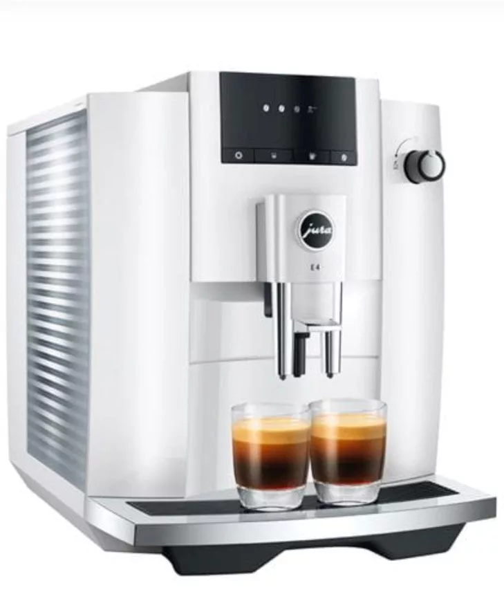 E4 Piano White Espresso Machine