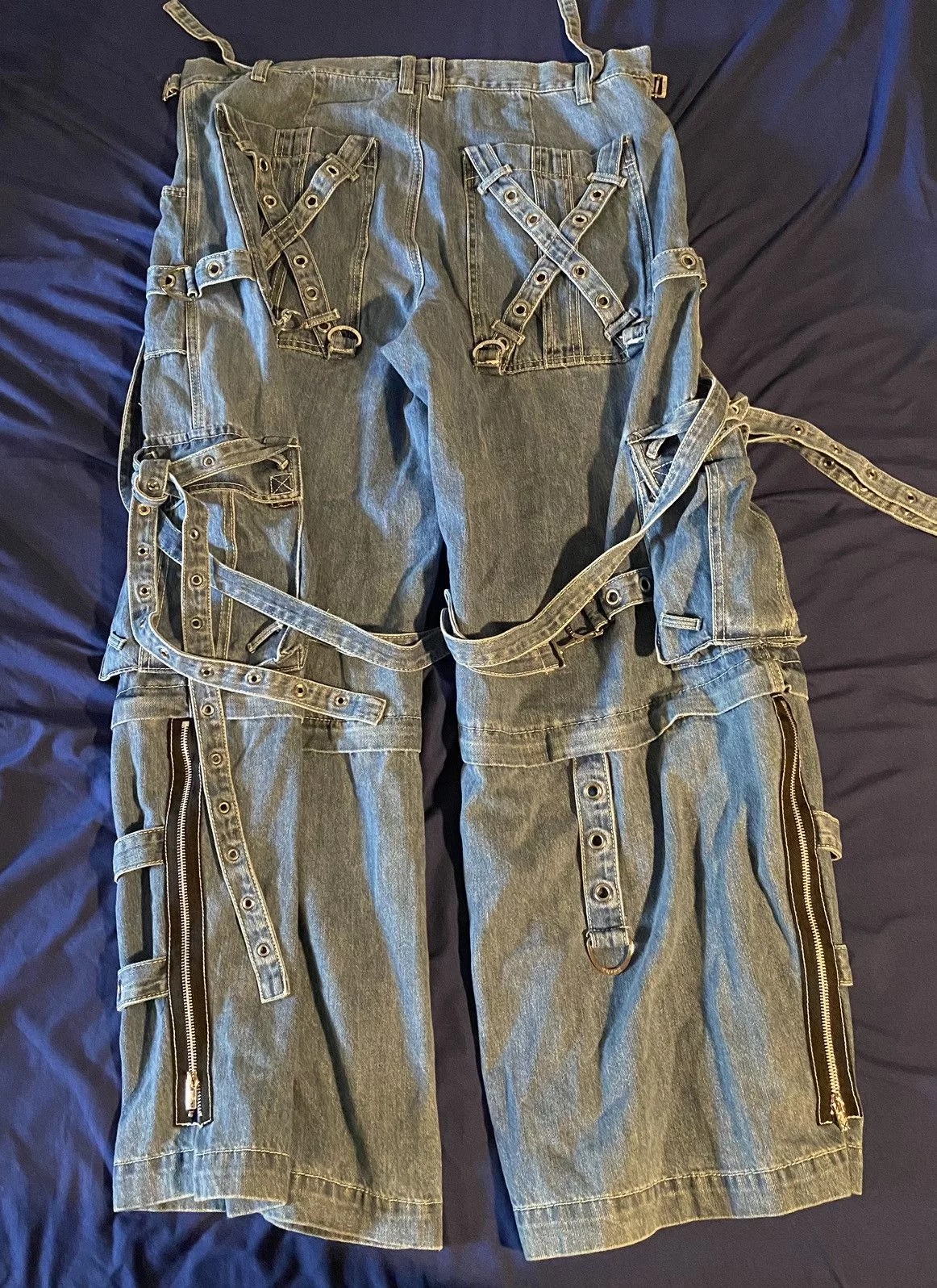 Tripp NYC Denim tripp nyc raver pants Blue