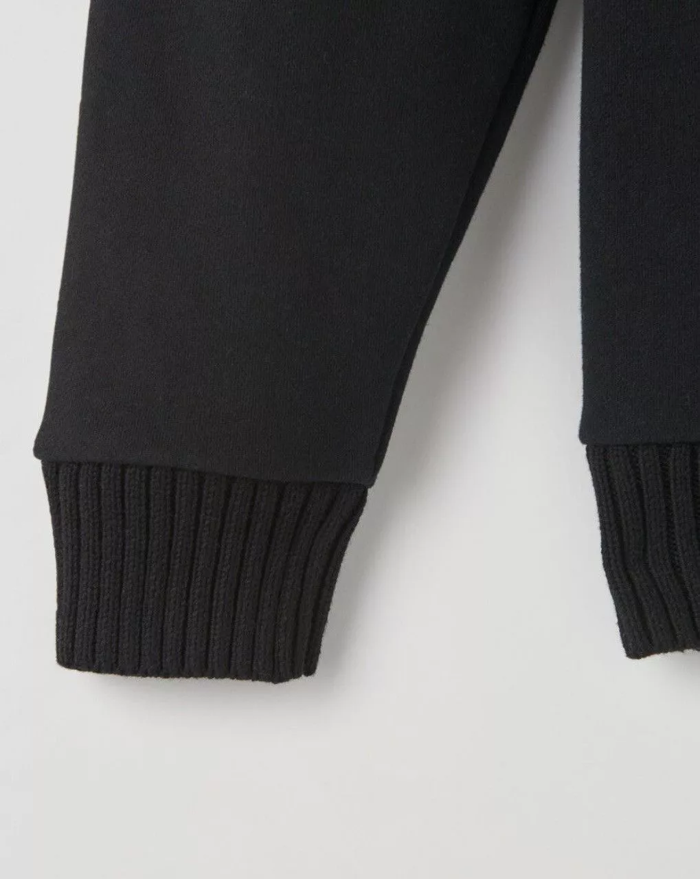 Roots Sweaters Knitwear ROOTS - Hybrid Mock Zip Sweater - Black