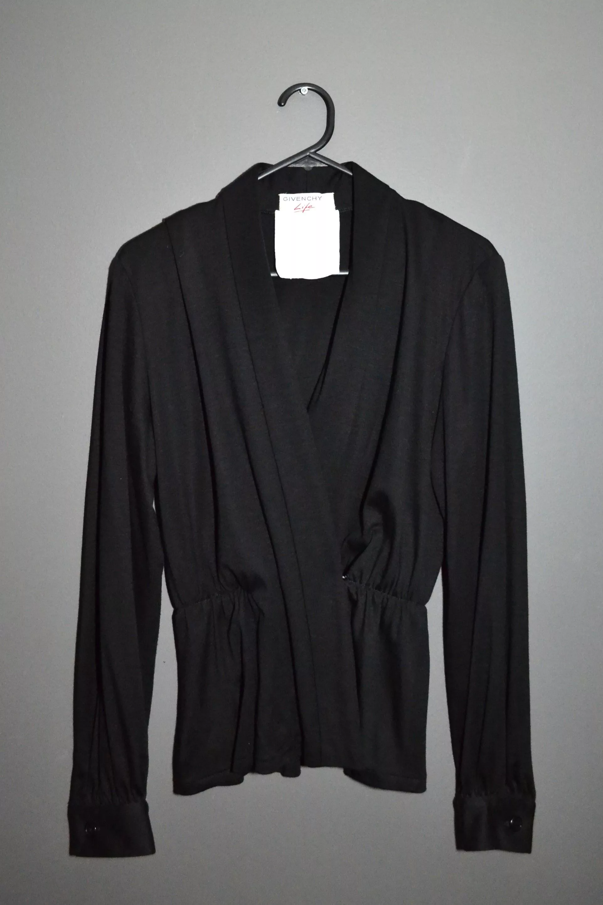 Givenchy Blouses Givenchy Life 38 S size Kimono Jumper Vintage Black